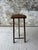 Vintage Demi-Lune Barley Twist Stool / Accent Table For Sale - Image 4 of 9