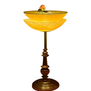 Stiffel Mid-Century Modern Illuminated Alabaster Pedestal For Sale