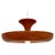 Mid-Century Modern Danish Orange Pendant Light, 1970s For Sale - Image 10 of 10