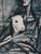 Bernard Buffet, Apocalypse, Saint Jean in Lamb, 1961, Original Engraving For Sale - Image 5 of 7