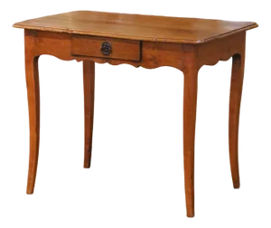 18th Century French Louis XV Walnut Side Table With Drawer