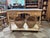 Rustic Marble Top Island by Adoorne For Sale - Image 3 of 11