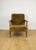 1970s Vintage Olive Lounge Chair in Red Fox with High Pile Camel Fabric, 1970s For Sale - Image 5 of 13