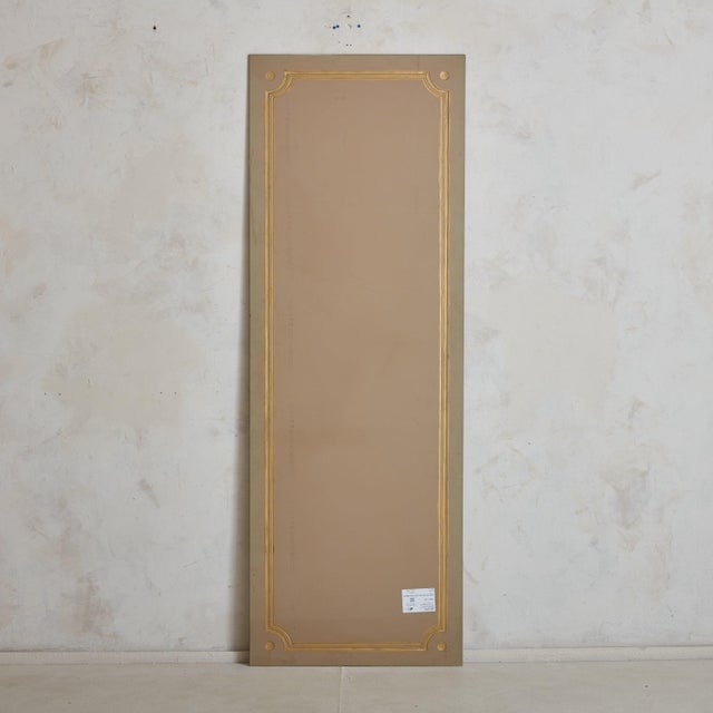 Rose Gold Back Painted Mirror No. 03, France 1920s For Sale - Image 11 of 11