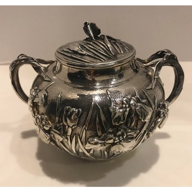 Arthur & Bond Japanese (Yokohama) Sterling Silver Sugar Bowl
