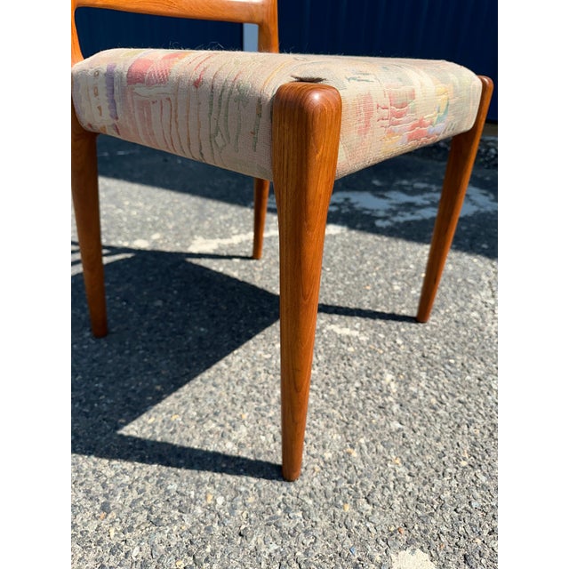 Mid 20th Century Mid 20th Century Danish Ladder Back Chairs - 10 Pieces For Sale - Image 5 of 7