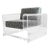 "The Monroe" Lucite Lounge Chair by Aaron R. Thomas, Usa 1990 For Sale
