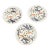 18th Century Duesbury Derby Imari Porcelain Low Bowls Decorated With Chestnuts - Set of Three For Sale