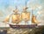 1960s Mid-Century Maritime Oil Painting by B. James For Sale - Image 5 of 16