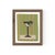 Willa Heart Sally the Martini by Willa Heart in Walnut Frame, Mini Art Print For Sale - Image 4 of 4