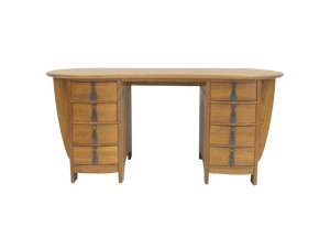 Swedish Art Nouveau Style Writing Desk in Oak, 1930s