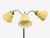 Wood 1950s Swedish Modern Birch, Brass, Silk Adjustable Floor Lamp For Sale - Image 7 of 14