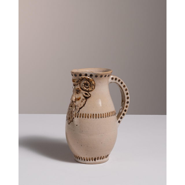 1960s 1960s Germany Antique White Ceramic Jar For Sale - Image 5 of 15