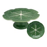 Bordallo Pinheiro Cabbage Cake Serving Set, 5 Pieces For Sale