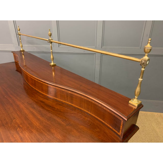 George III Serpentine Mahogany Serving Table, 1790 For Sale - Image 3 of 18