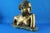 Weight of the sculpture: approximately 18.5 kg. Description of the object: Imposing bronze bust depicting a young naked...
