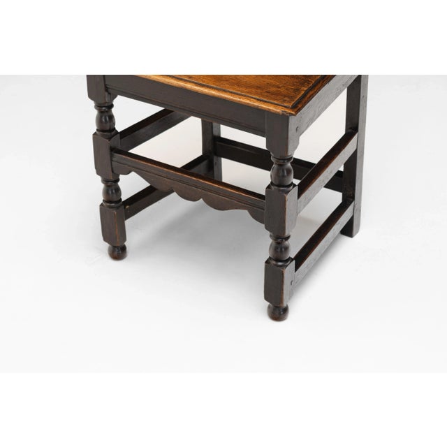 Oak Hall Chairs, 1930s, Set of 2 For Sale - Image 6 of 10