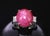 Title: Rare!!! 14.26 Natural Untreated Double Star Ruby & 0.38ct Diamond Platinum Ring Size 5.75 Age/Markings: Vintage,...