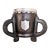 1908 Sterling Silver, Leather, and Copper Horse Show Trophy Cup For Sale
