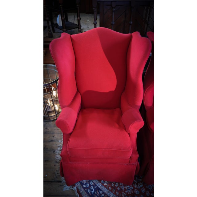 Hepplewhite Style Highback Wingback Armchairs from Polo Ralph Lauren, 1987 For Sale - Image 12 of 18