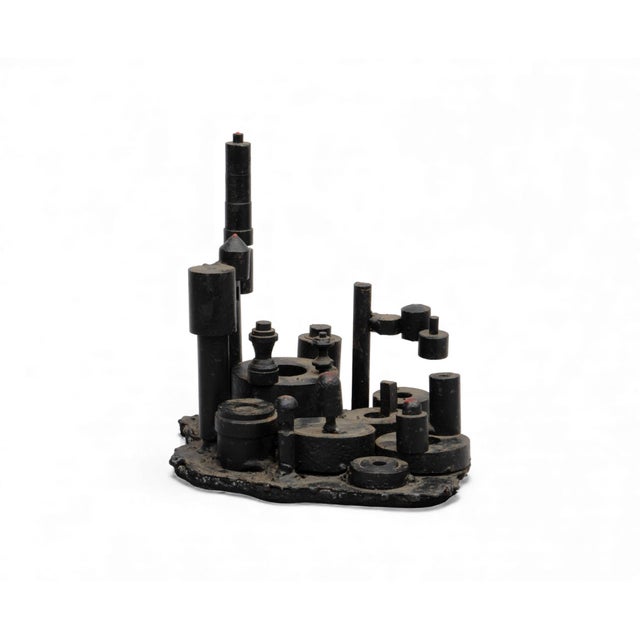 Rudolf Bucholt, Industrial Landscape Sculpture, 1960s, Metal For Sale - Image 4 of 5