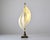 Hollywood Regency Canadian Opalescent Acrylic Glass Table Lamp by Maison Rougier, 1970s For Sale - Image 4 of 14