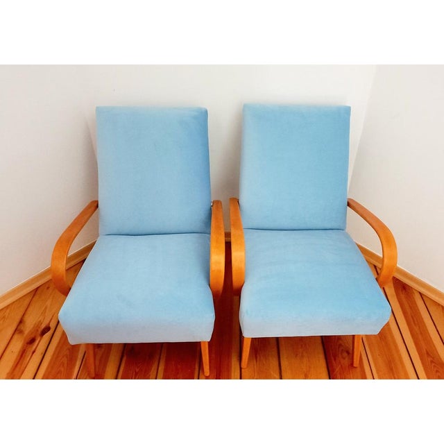 Set of Armchairs attributed to Jaroslav Šmidek for Ton, Czechoslovakia, 1960s For Sale - Image 17 of 17