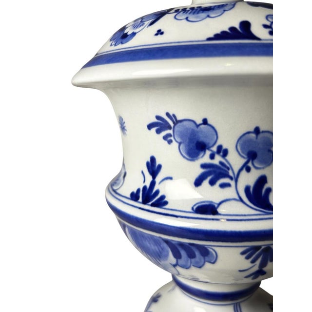 Ceramic Vintage Hand-Painted Money Box by Royal Delft, 1989 For Sale - Image 7 of 17