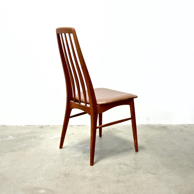 Koefoed Hornslet “Eva” Set of 4 Teak Dining Chairs For Sale - Image 17 of 17