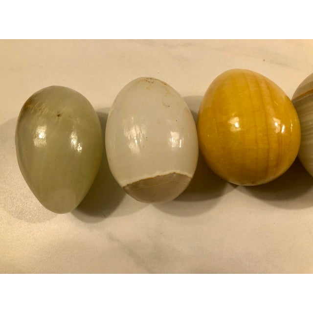 Vintage Italian Marble Eggs (Set of 7) For Sale - Image 9 of 11