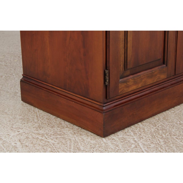 Statton Large Cherry Workspace Desk W. Hutch For Sale - Image 13 of 18
