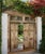 Antique Rustic Carved Exterior Teak Double Hinged Doors, Colonial Plantation Architecture For Sale - Image 4 of 13