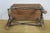 Late 20th Century Adirondack Rustic Twig Log Country Farmhouse Bench Stool Coffee Table 20" For Sale - Image 15 of 15