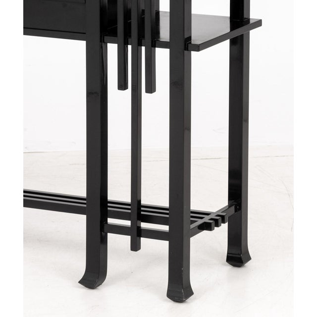 Wood Umberto Asnago for Giorgetti "Galaxy" Console For Sale - Image 7 of 11