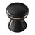 Not Yet Made - Made To Order "Coraggioso" Ottoman & Pouf With Stainless Steel and Bronze Details For Sale - Image 5 of 5