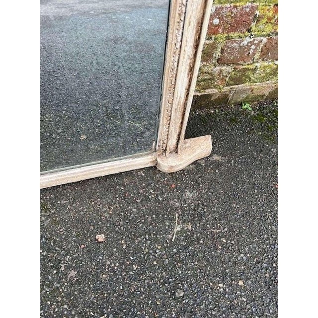 W: 149cm (58.7")h: 159cm (62.6")d: 7cm (2.8") a fabulous large antique english 19th century carved wood & gesso arched top...