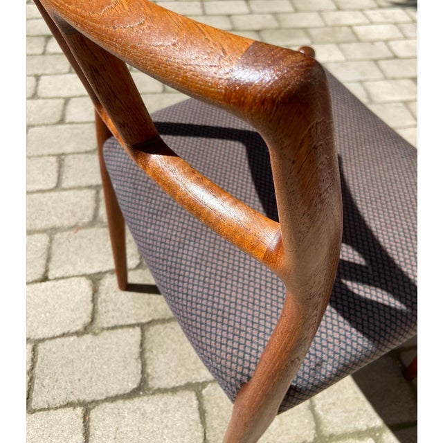 Model 79 Dining Chairs in Teak by Niels Otto (N. O.) Møller for J.L. Møllers, Denmark, 1960s, Set of 4 For Sale - Image 6 of 11
