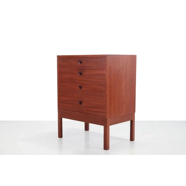 Teak Chest of Drawers by Borge Mogensen for Karl Andersson and Son, 1950s For Sale - Image 3 of 6
