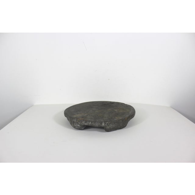 Vintage Primitive Rustic Chapati Wood Board Riser For Sale - Image 4 of 14