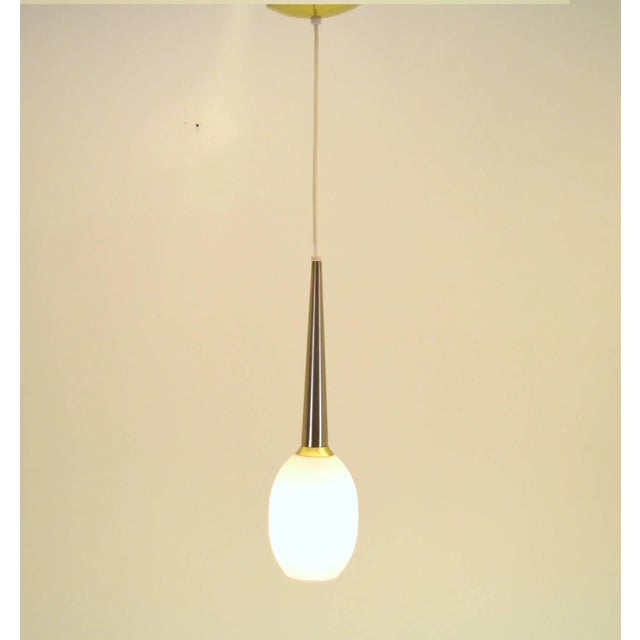 Metal Lightolier Dining Room Pendant Lamp For Sale - Image 7 of 10