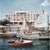 Savioli Spiaggia Hotel by Slim Aarons Boats in the harbour by the Savioli Spiaggia Hotel, Riccione, Italy, 1956. (Photo by...