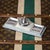 Antique 20th Century English solid silver mounted agate smokers stand. Formed with two silver ashtrays either side of the...