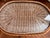 Vintage 1970’s Natural Wicker Elephant Tractable With Attached Glass Top Tray, Made in Hong Kong For Sale - Image 11 of 11