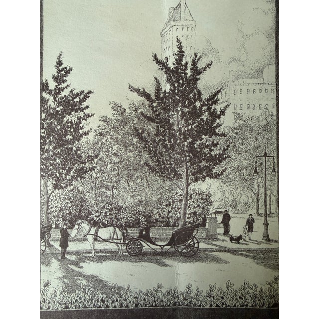 Hollywood Regency Vintage Plaza Hotel Nyc Luncheon Menu, 1952 For Sale - Image 3 of 13