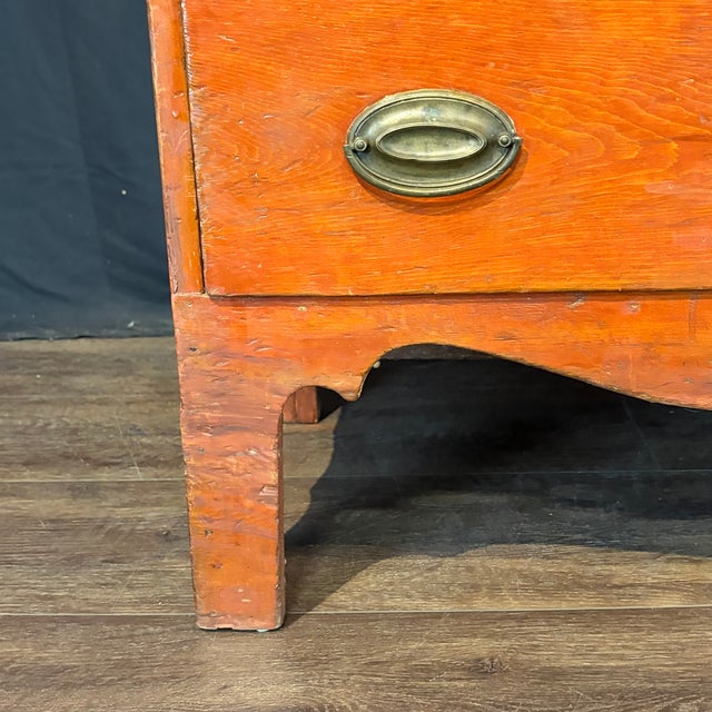 Early 19th Century 19th C American Federal Hepplewhite Four-Drawer Chest of Drawers For Sale - Image 5 of 10