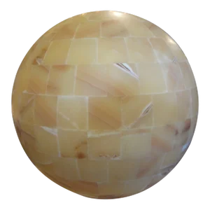 Vintage Onyx Sphere Lamp