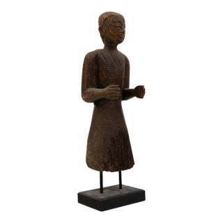 Male Tribal Wood Sculpture for Tozai Home For Sale