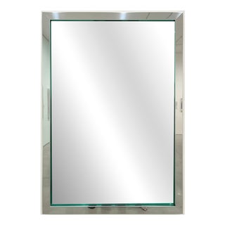 Castellano Giuseppe, Reflected Visibility (Green), 2026, Front Laser Engraving on Mirrored Acrylic Glass and Acrylic For Sale
