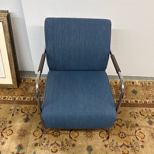 Postmodern Salcon Bauhaus Revival Lounge Chair For Sale - Image 3 of 12