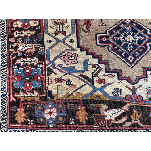 Textile Antique Bidjar Rug, 1890s For Sale - Image 7 of 18